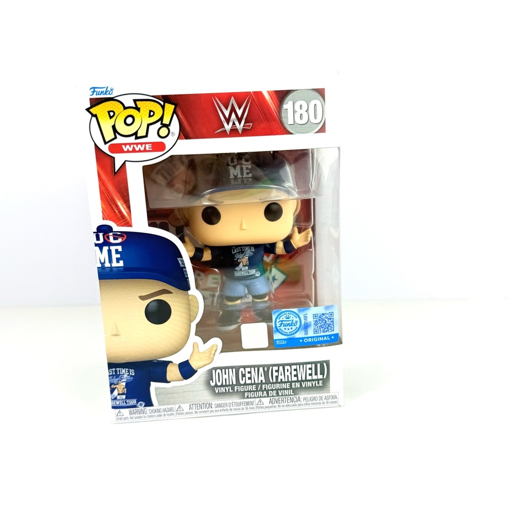Funko Pop! WWE: JOHN CENA (Farewell) - Fanatics Funko (EXCLUSIVE ) #180 FAREWELL